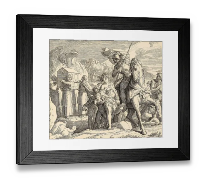 Framed Print : Crossing the Jordan, Old Testament Framed Print : Crossing the Jordan, Old Testament