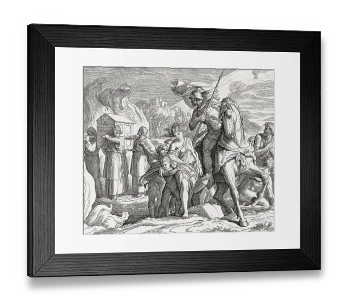 Framed Print : Crossing the Jordan, Old Testament