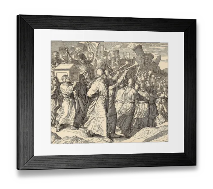 Framed Print : Battle of Jericho, Old Testament