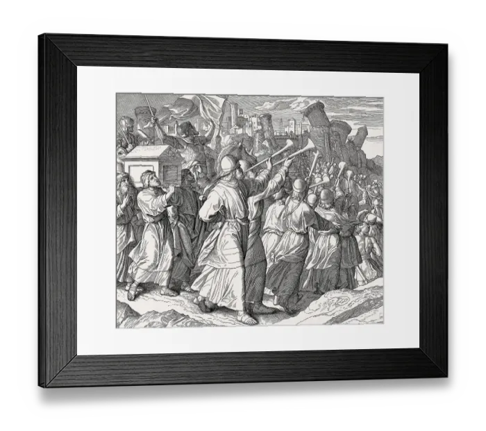 Framed Print : Battle of Jericho, Old Testament