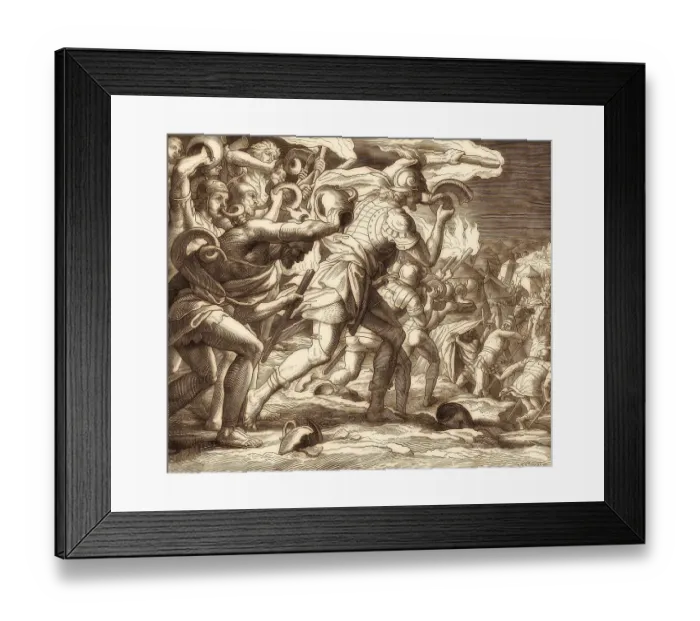 Framed Print : Gideon Choosing his Soldiers, Old Testament Framed Print : Gideon Choosing his Soldiers, Old Testament