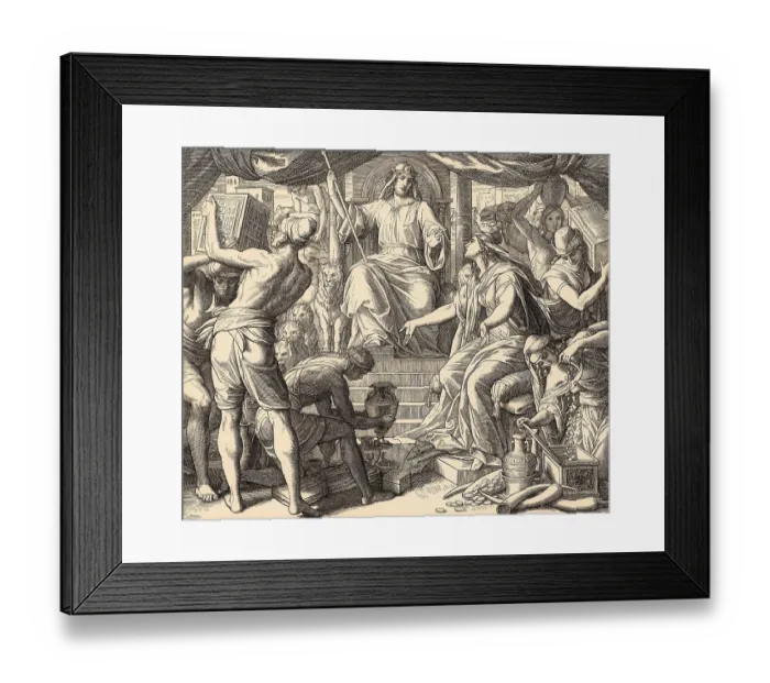 Framed Print : King Solomon and the Queen of Sheba Framed Print : King Solomon and the Queen of Sheba