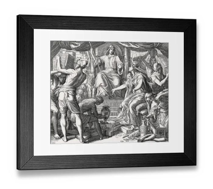 Framed Print : King Solomon and the Queen of Sheba