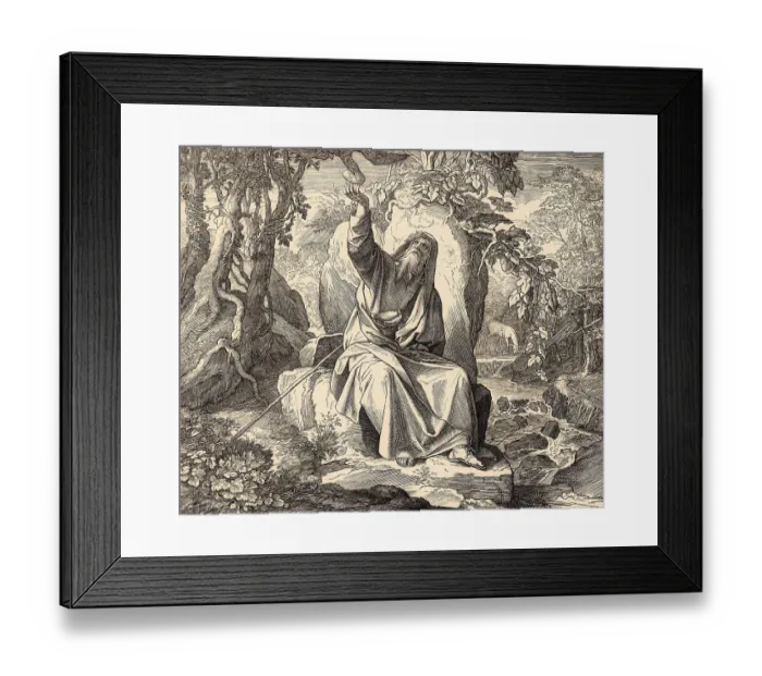 Framed Print : Ravens Feed Elijah, Old Testament Framed Print : Ravens Feed Elijah, Old Testament