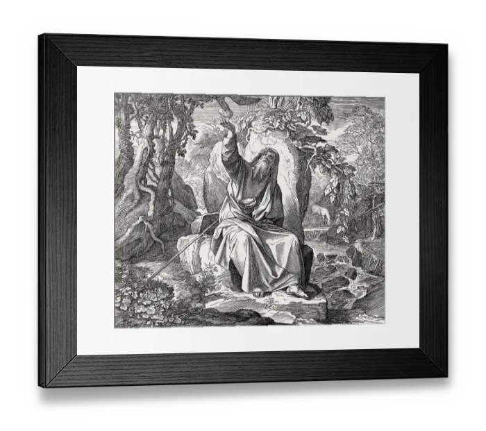 Framed Print : Ravens Feed Elijah, Old Testament Framed Print : Ravens Feed Elijah, Old Testament