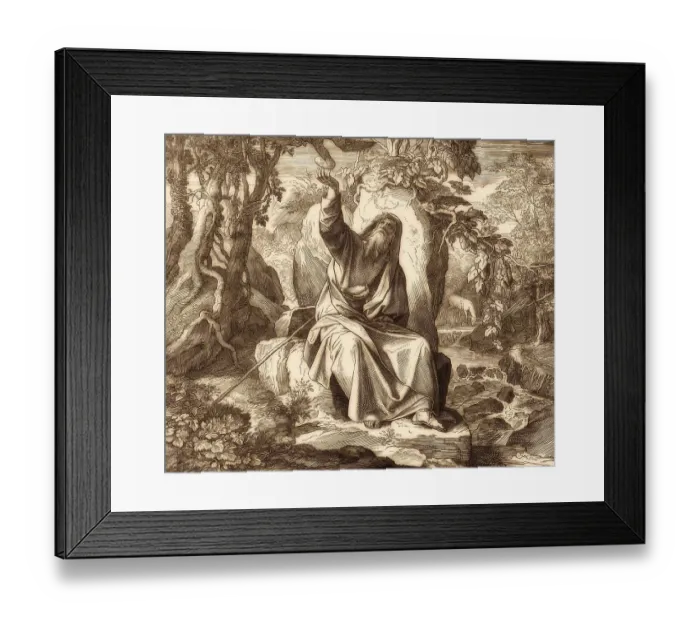 Framed Print : Ravens Feed Elijah, Old Testament