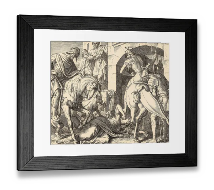 Framed Print : Death of Jezebel, Old Testament Framed Print : Death of Jezebel, Old Testament