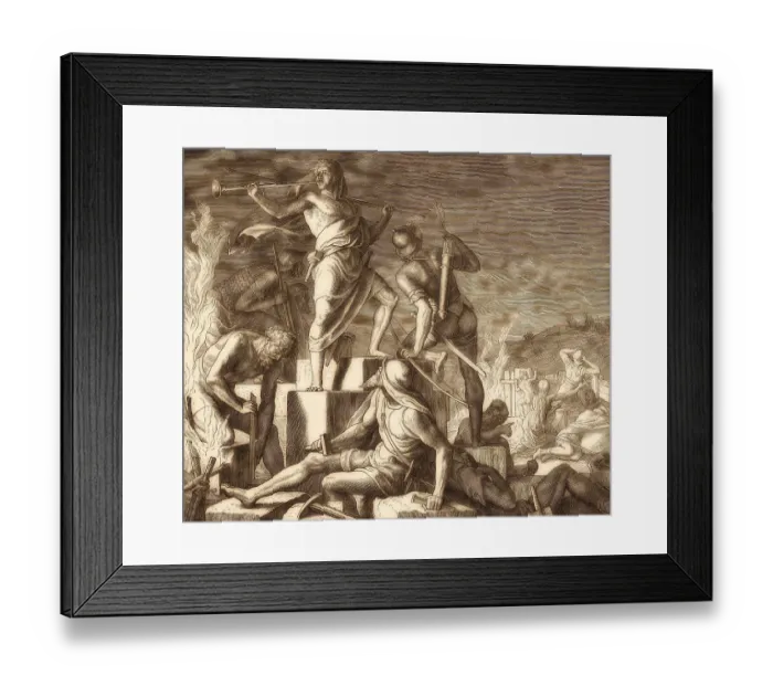 Framed Print : Rebuilding the Jerusalem Temple
