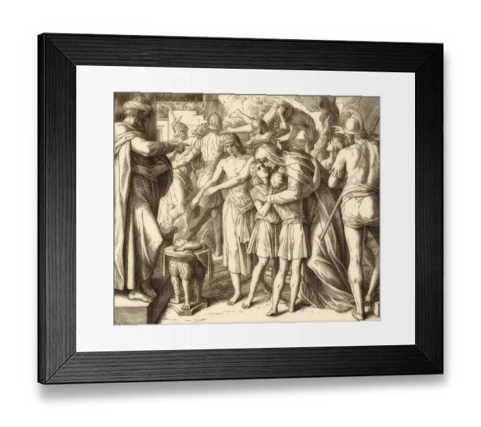 Framed Print : Martyrs, Books of Maccabees, Old Testament