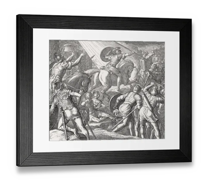 Framed Print : Rider on the Horse with golden armour Framed Print : Rider on the Horse with golden armour