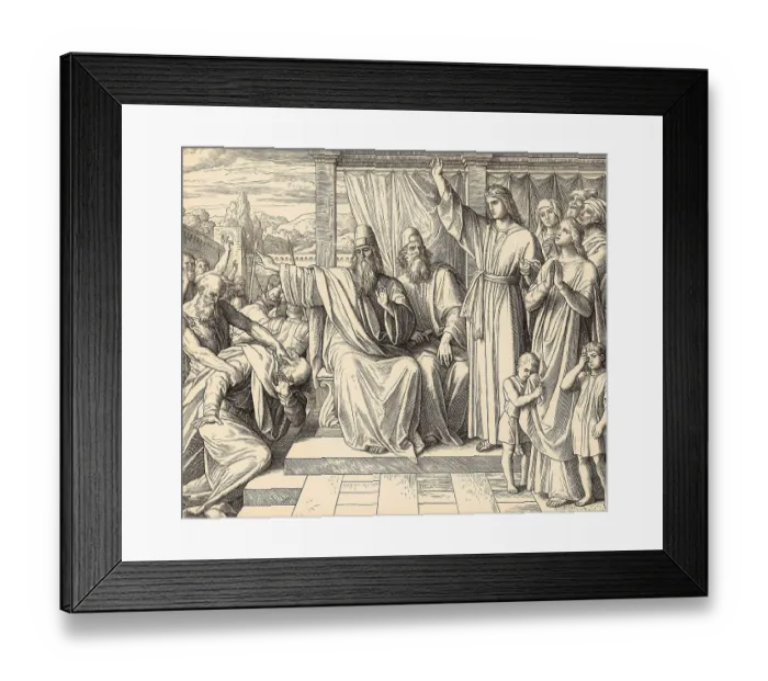 Framed Print : Trial of Susanna, Old Testament Framed Print : Trial of Susanna, Old Testament