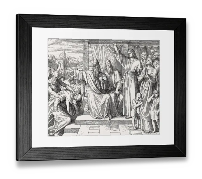 Framed Print : Trial of Susanna, Old Testament Framed Print : Trial of Susanna, Old Testament