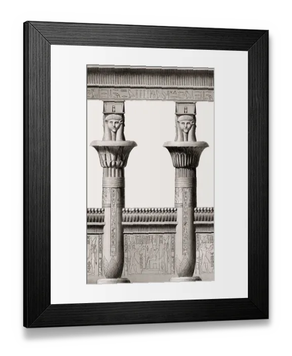 Framed Print : Vestibule of the Temple of Isis at Philae Framed Print : Vestibule of the Temple of Isis at Philae