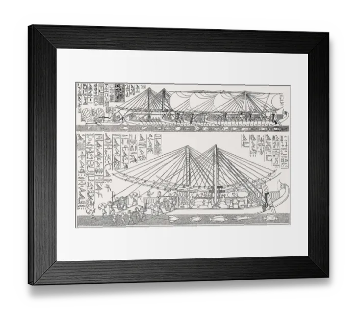 Framed Print : Mission to the Land of Punt, Queen Hatshepsut