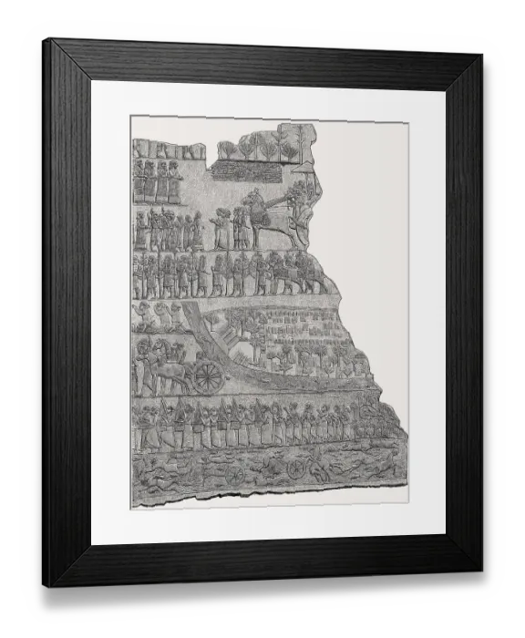Framed Print : The Battle of the Ulai River, in c. 653 BCE