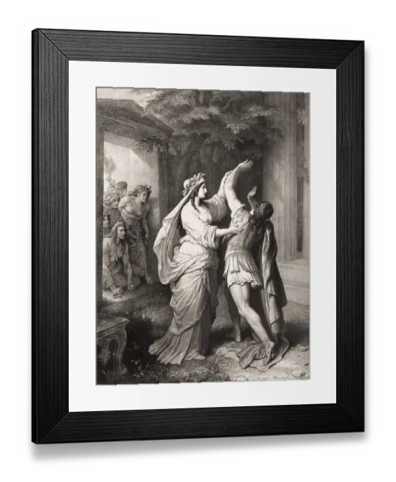 Framed Print : Iphigenia, scene from Iphigenia in Tauris Framed Print : Iphigenia, scene from Iphigenia in Tauris