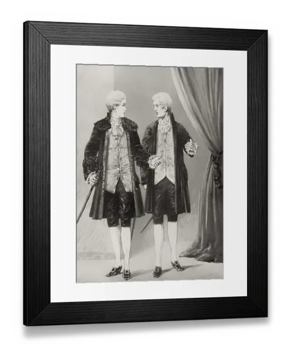 Framed Print : Clavigo with Beaumarchais, Scene from Clavigo