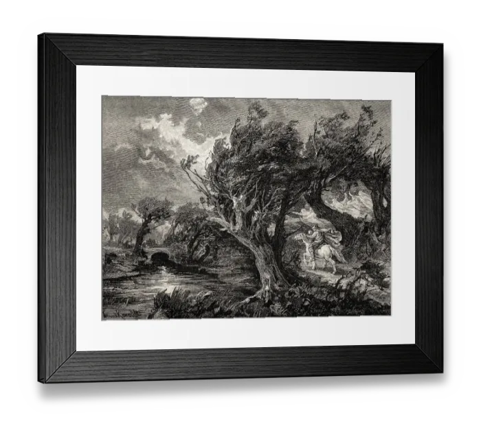 Framed Print : Scene from THE ERL-KING, Erlkoenig