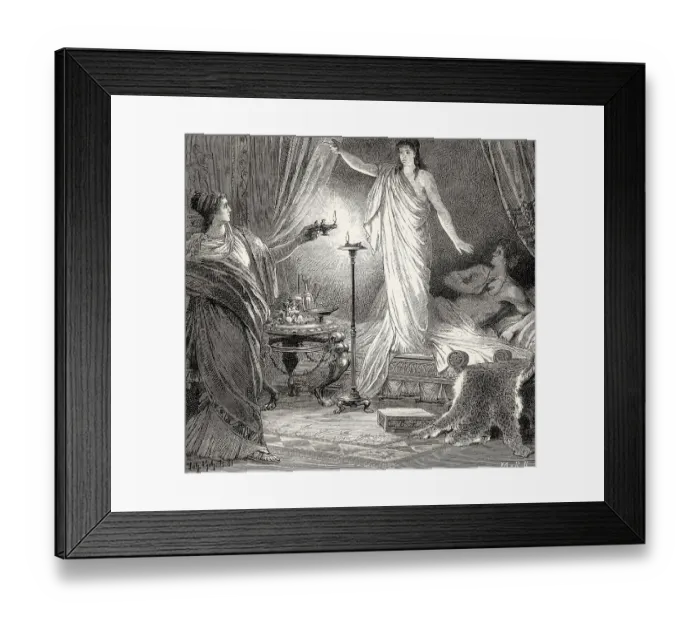 Framed Print : Scene from THE BRIDE OF CORINTH