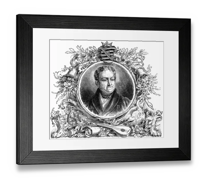 Framed Print : Karl August, or Charles Augustus