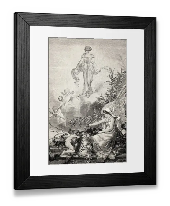 Framed Print : Trilogy of Passion, ELEGY, Trilogie der Leidenschaft