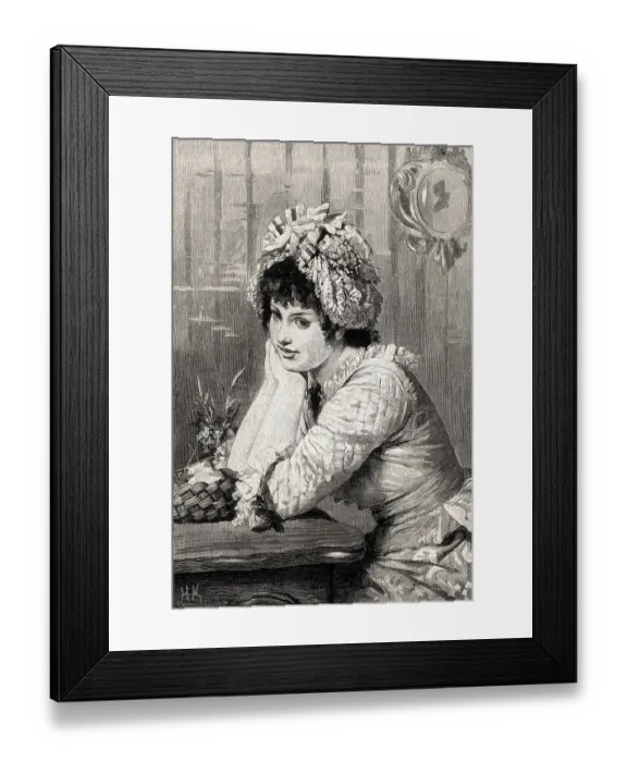 Framed Print : MAIDEN WISHES, THE LITTLE GIRL'S WISH