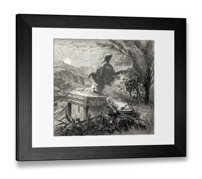 Framed Print : Book of the Parsees, Buch des Parsen Framed Print : Book of the Parsees, Buch des Parsen