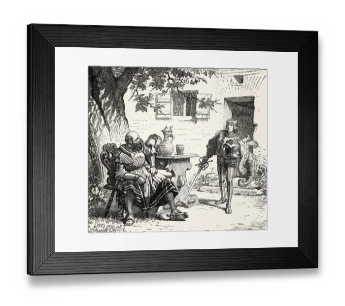Framed Print : ACT I. SCENE II. Goetz von Berlichingen