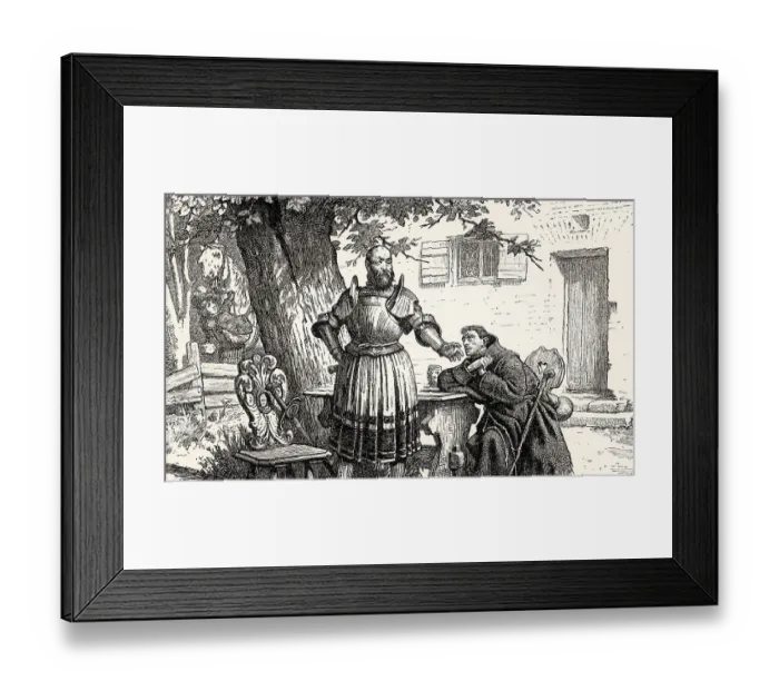 Framed Print : ACT I. SCENE II. Goetz von Berlichingen