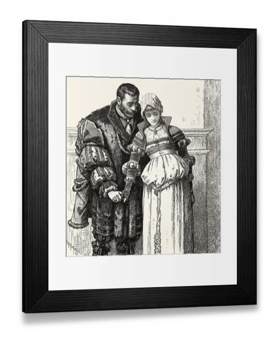 Framed Print : ACT I. SCENE V. Jagsthausen Castle Framed Print : ACT I. SCENE V. Jagsthausen Castle