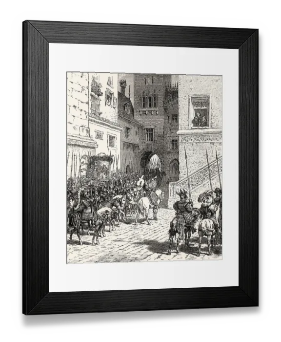 Framed Print : ACT IV. Sickingen's Troops at Heilbronn Framed Print : ACT IV. Sickingen's Troops at Heilbronn