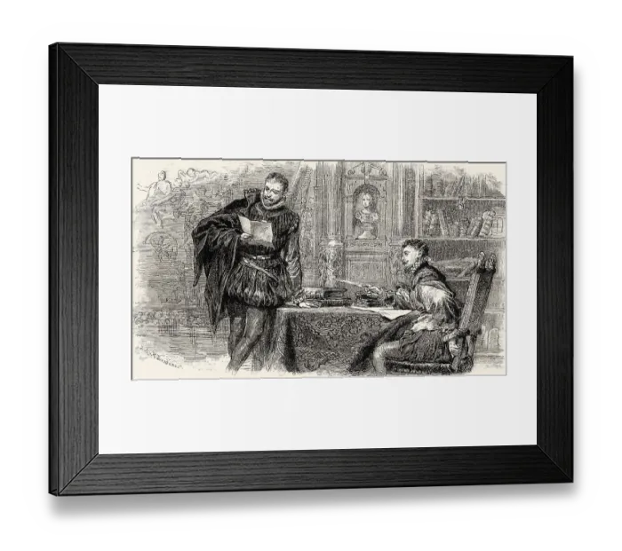 Framed Print : ACT II, SCENE II. Egmont's residence