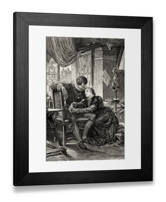 Framed Print : ACT III, SCENE II. Clara's dwelling