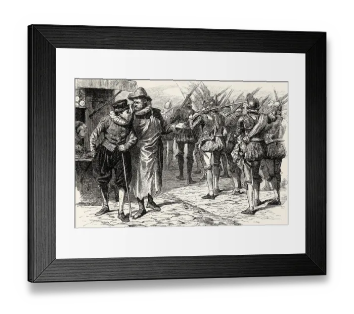 Framed Print : ACT IV. SCENE I. A Street, Jetter