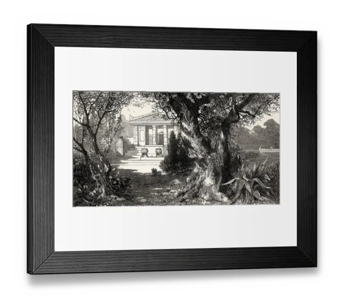 Framed Print : ACT I. SCENE I. A Grove before the Temple of Diana