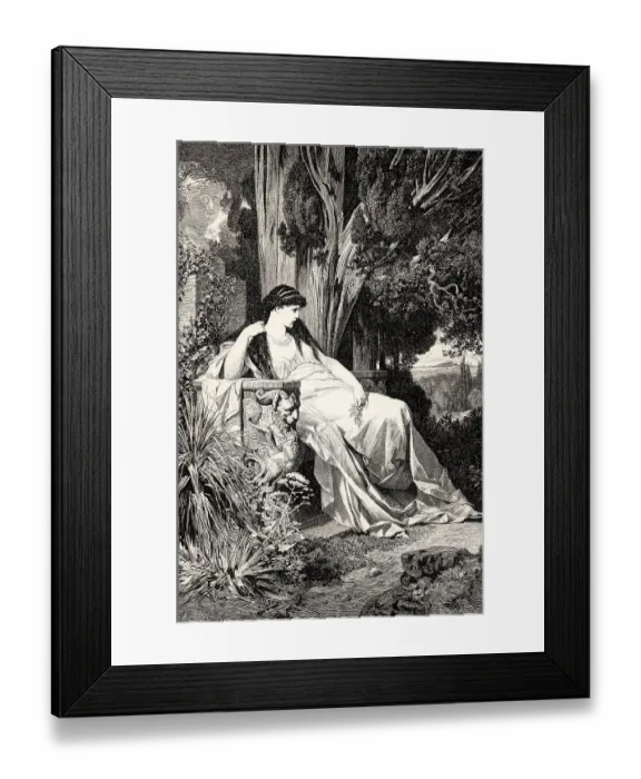 Framed Print : ACT I, SCENE II. scene from Iphigenie auf Tauris Framed Print : ACT I, SCENE II. scene from Iphigenie auf Tauris