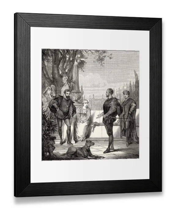 Framed Print : ACT I, SCENE IV. Princess, Leonora Framed Print : ACT I, SCENE IV. Princess, Leonora