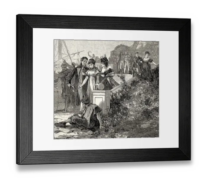 Framed Print : ACT IV. SCENE III. Eugenie, Governess