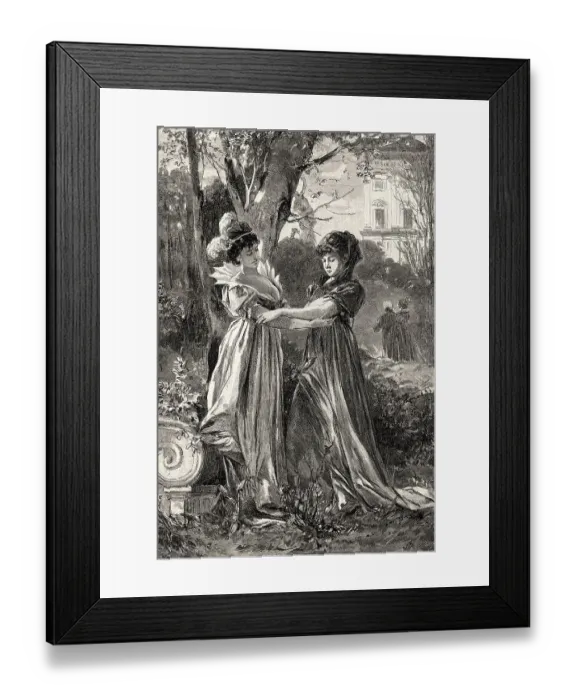 Framed Print : ACT IV. SCENE IV. Eugenie, Governess Framed Print : ACT IV. SCENE IV. Eugenie, Governess