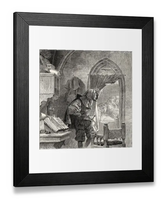 Framed Print : Mephistopheles with Faust, second act Framed Print : Mephistopheles with Faust, second act