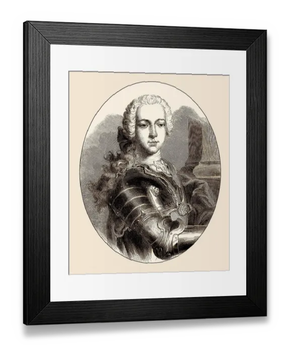 Framed Print : Charles Edward Stuart, Bonnie Prince Charlie