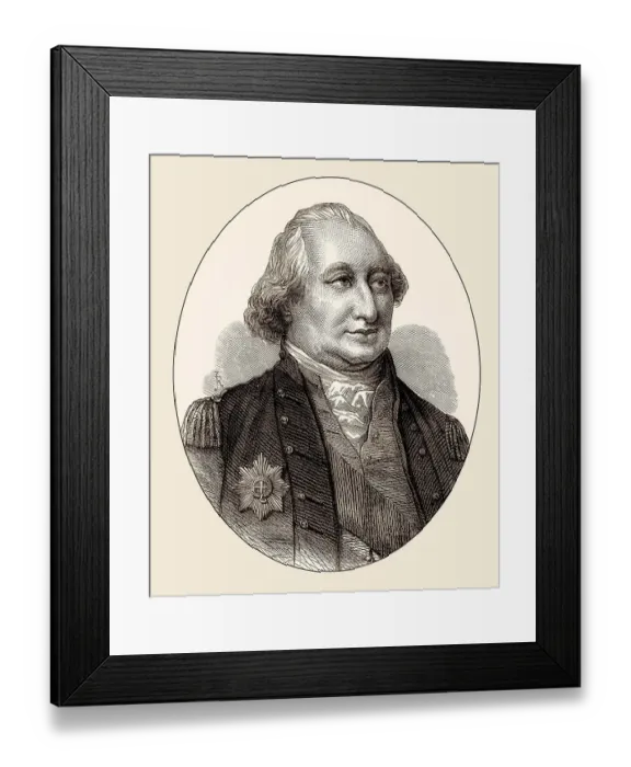 Framed Print : Charles Cornwallis, 1st Marquess Cornwallis