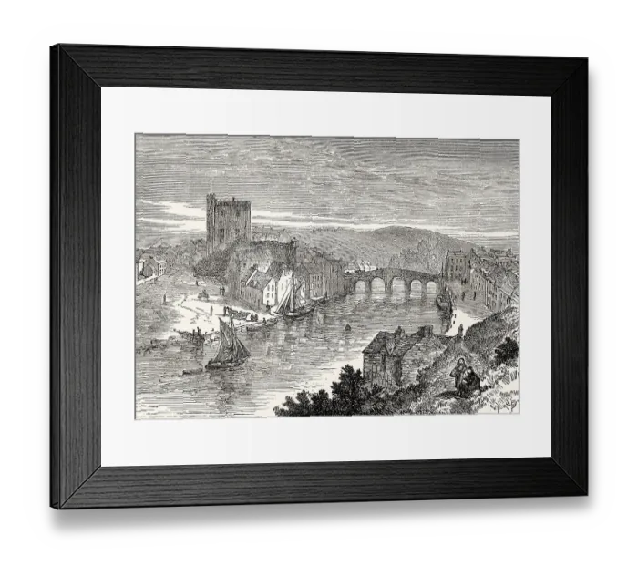 Framed Print : Historical view of Enniscorthy