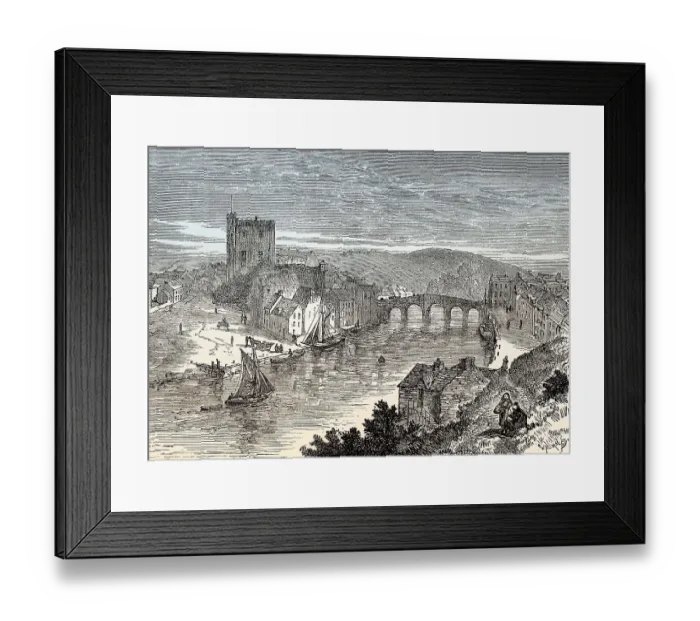 Framed Print : Historical view of Enniscorthy