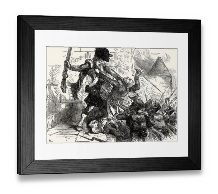 Framed Print : A solitary Highland sentinel named Fraser