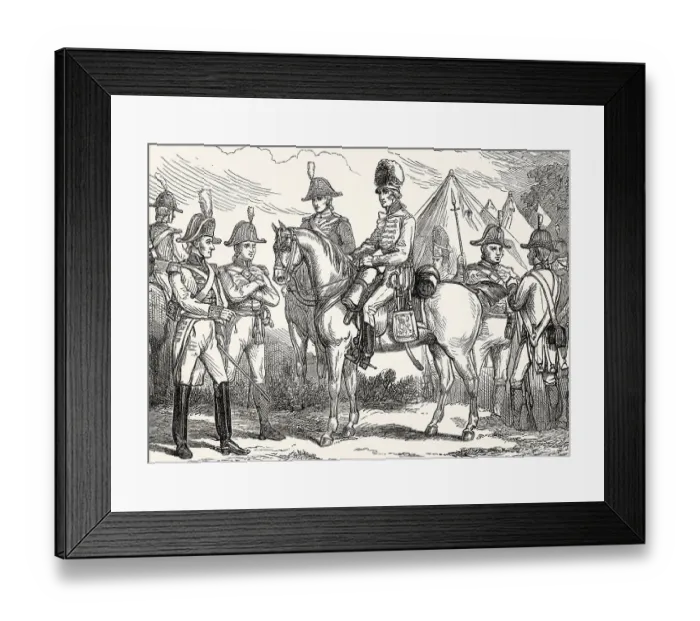 Framed Print : British military uniforms, 19th century Framed Print : British military uniforms, 19th century