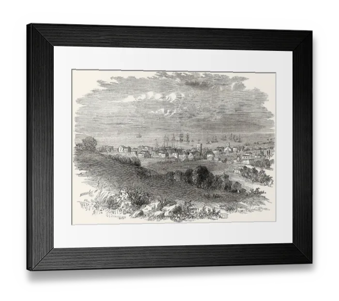 Framed Print : Historical view of Barbados, Lesser Antilles of the West Indies Framed Print : Historical view of Barbados, Lesser Antilles of the West Indies