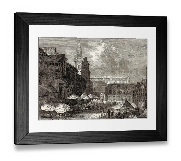 Framed Print : Historical view of Vitoria-Gasteiz Framed Print : Historical view of Vitoria-Gasteiz