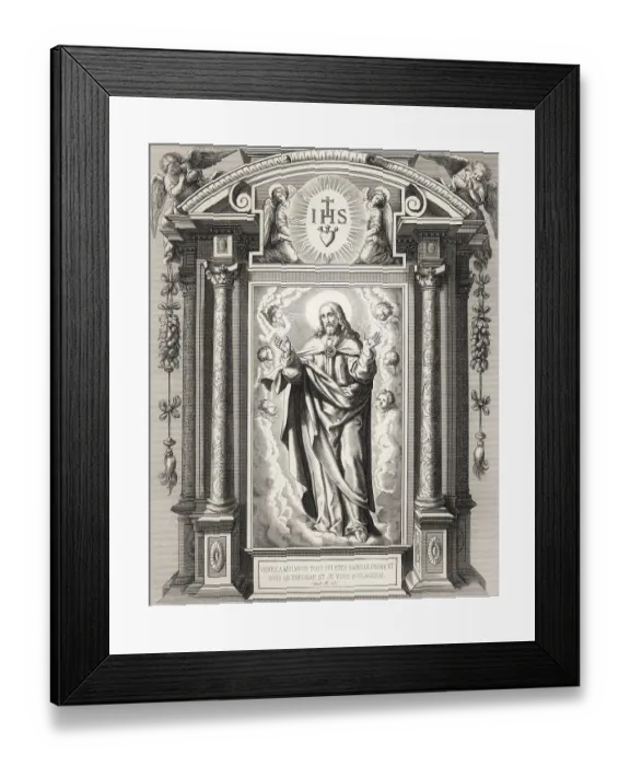 Framed Print : Jesus Christ, 1853, Steel engraving digitally restored Framed Print : Jesus Christ, 1853, Steel engraving digitally restored