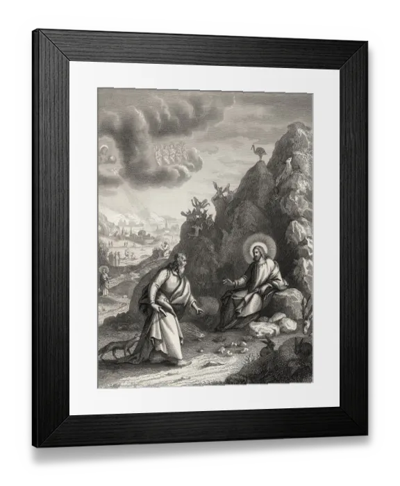 Framed Print : The temptation of Christ, Judaean Desert Framed Print : The temptation of Christ, Judaean Desert